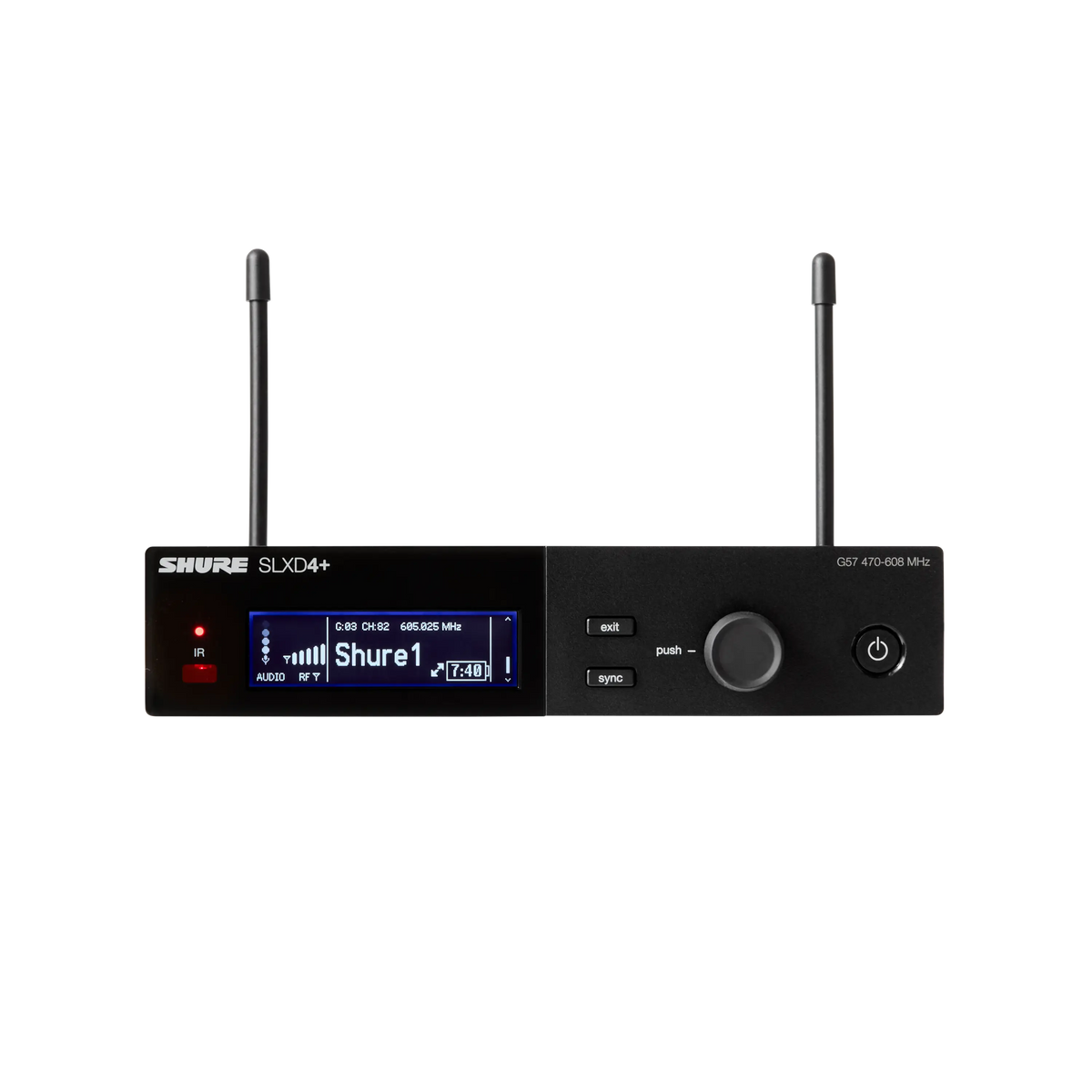 Shure SLXD4+ draadloze ontvanger