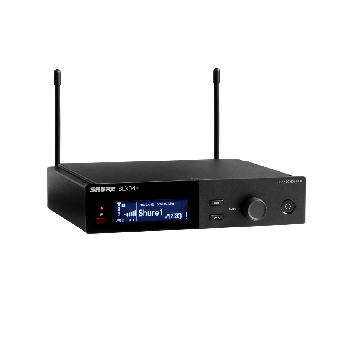 Shure SLXD4+ draadloze ontvanger
