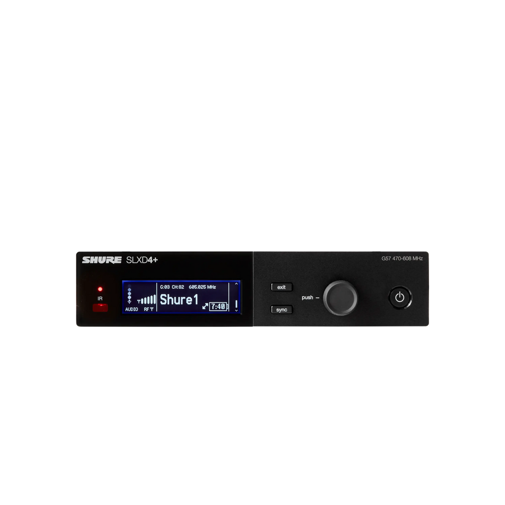Shure SLXD4+ draadloze ontvanger