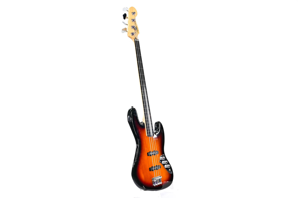 Squier Jazz Bass Fretless - Vintage Modified Sunburst