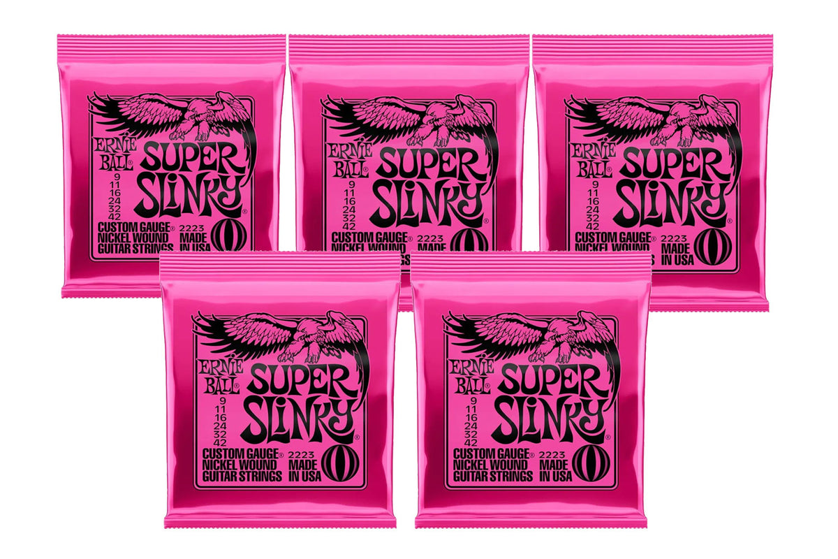 Ernie Ball Super Slinky Multipack (5 stuks)