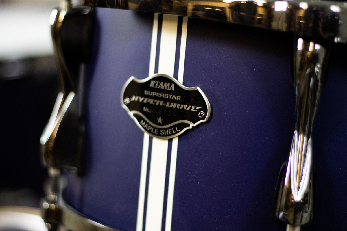 Tama Superstar Hyperdrive Duo 20&quot; 4-delige Shell Set Satin Blue Stripe (5463245127844)