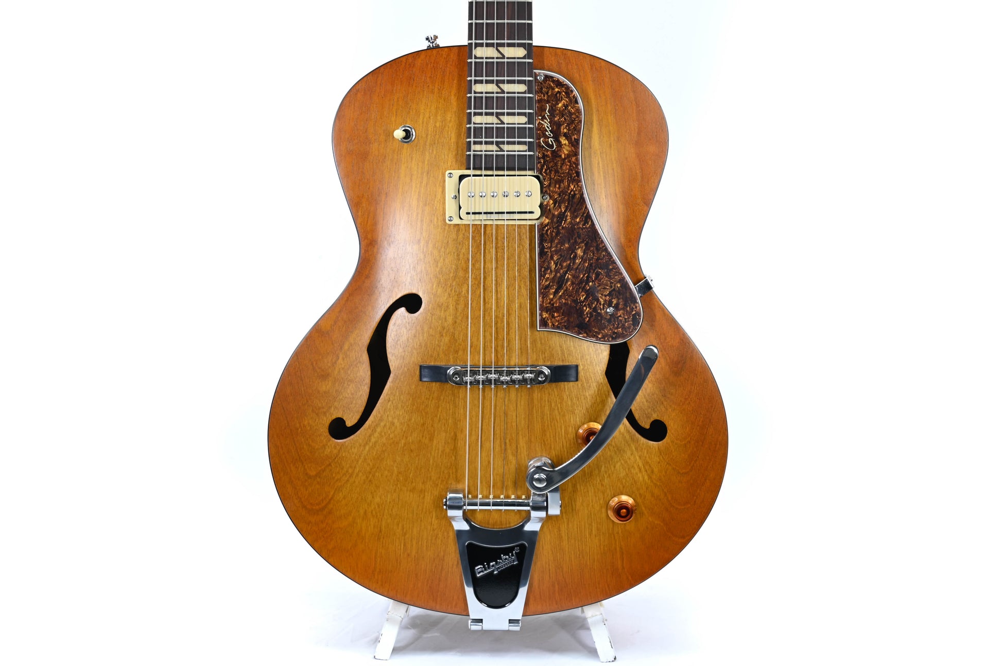 Godin 5th Avenue Jumbo P-Rail Harvest Gold