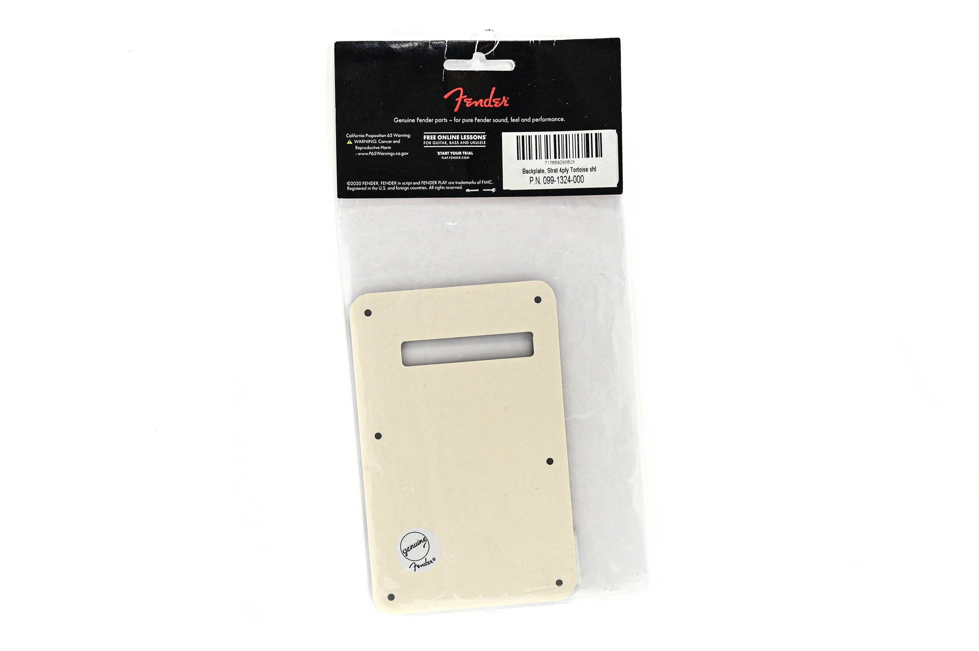 Fender Stratocaster back plate Brown Tortoise