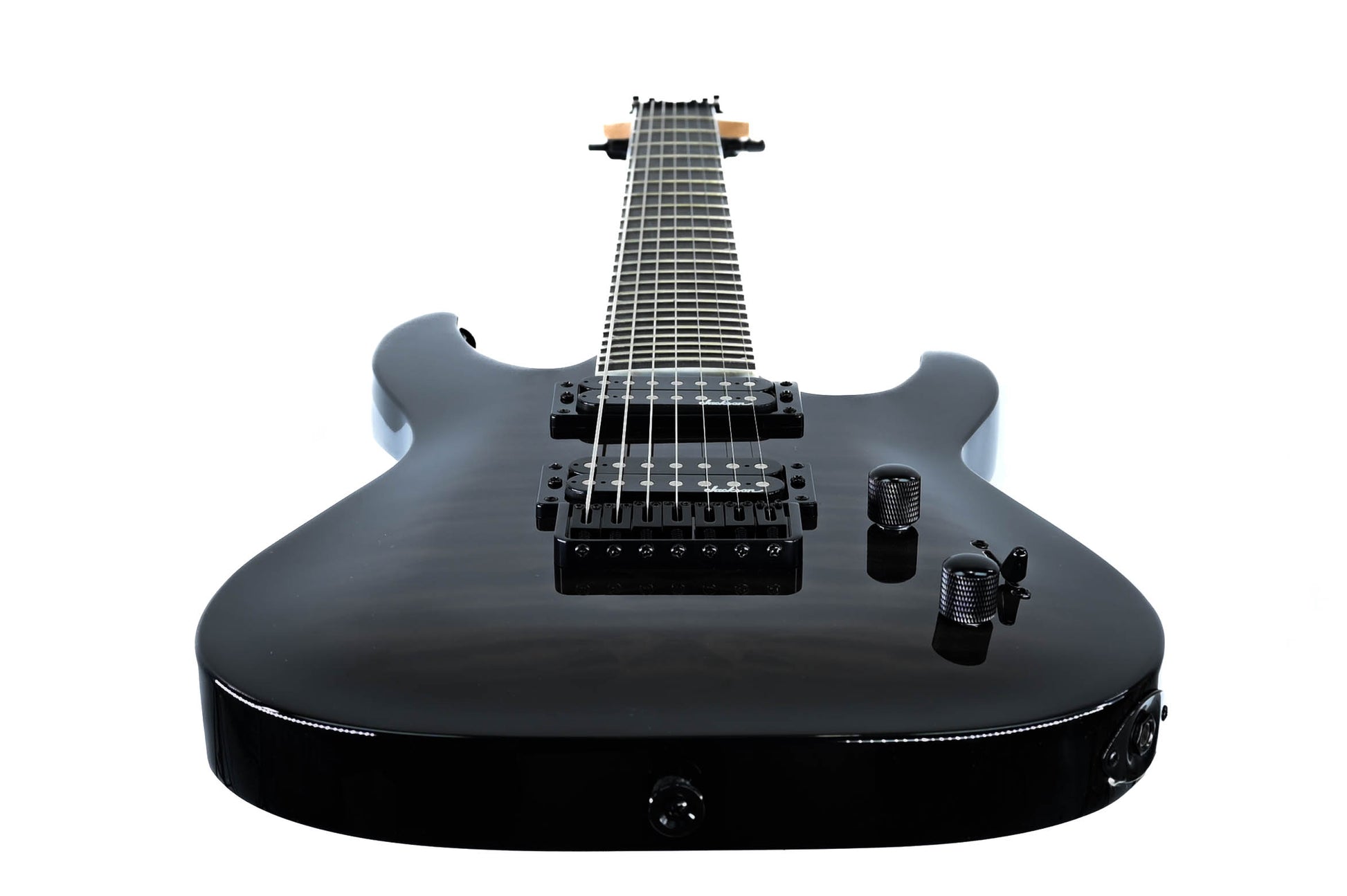Jackson JS Series Dinky Arch Top JS22Q-7 DKA HT AM Transparent Black Burst