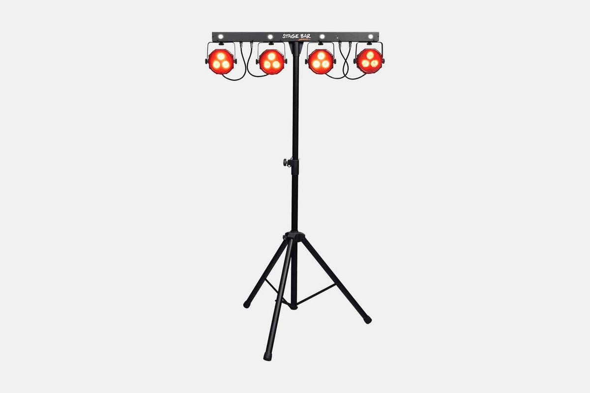 Algam Lighting STAGE-BAR - LED projectoren op stand en footswitch