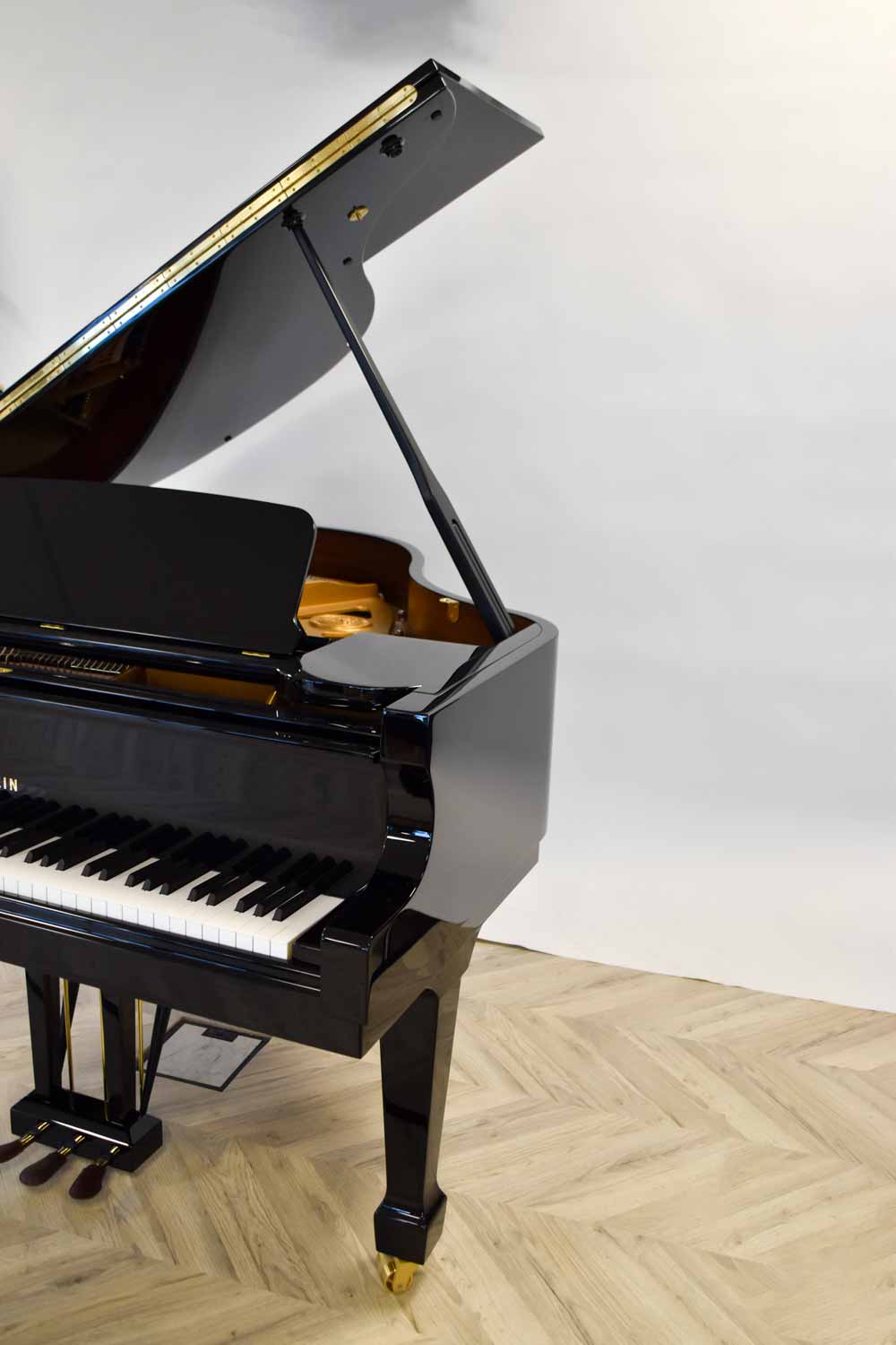 C. Bechstein A-160 Zwart Hoogglans Vleugel