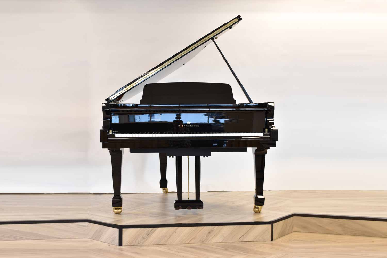 C. Bechstein A-160 Zwart Hoogglans Vleugel