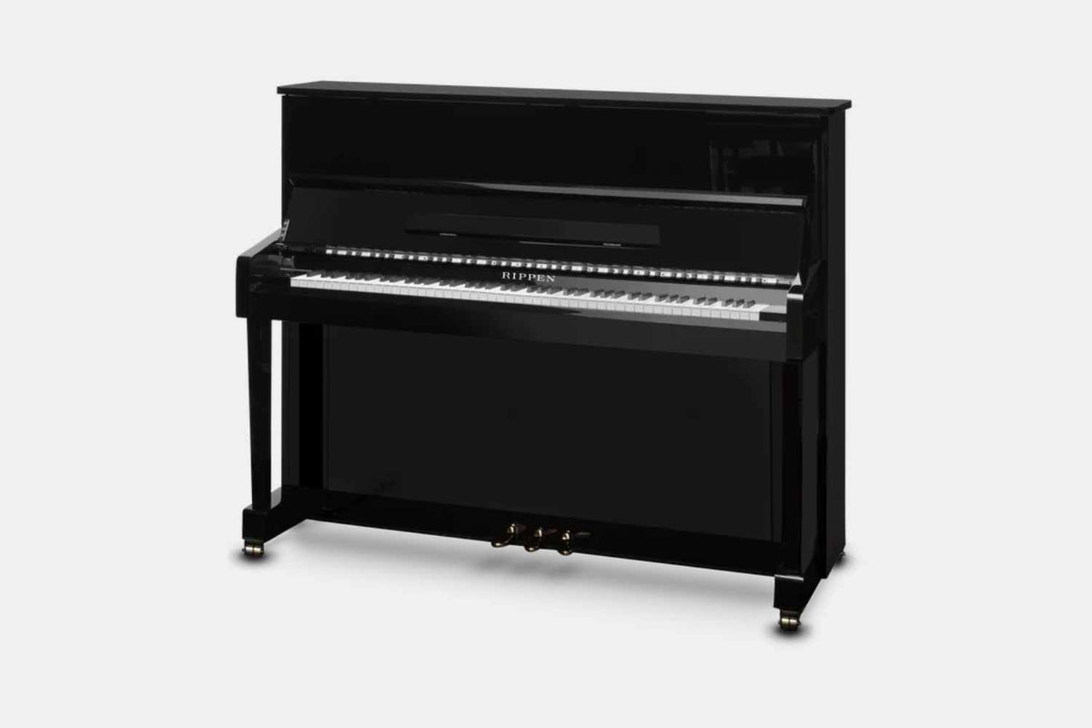 Rippen E-123 Zwart Hoogglans Piano